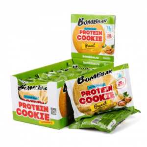 Bombbar Печенье неглазированное Protein Cookie, 60g