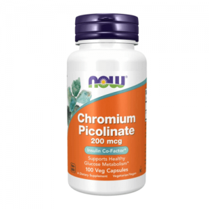 NOW Chromium Picolinate 200mcg, 100caps