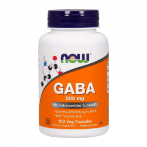 NOW GABA 500mg, 100vcaps