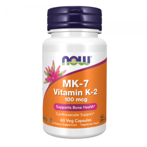 NOW MK-7 Vitamin K-2 100mcg, 60vcaps