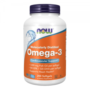 NOW Omega 3 1000mg, 200sgels