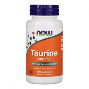 NOW Taurine 500mg, 100caps