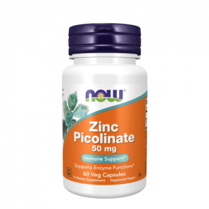 NOW Zinc Picolinate 50mg, 60vcaps