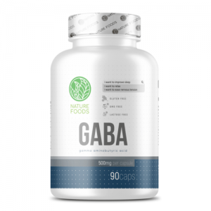 Nature Foods GABA 500mg, 90caps