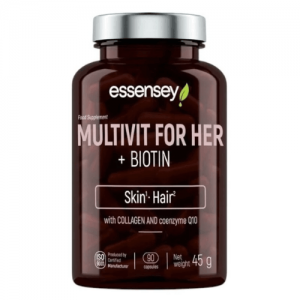 Essensey Multivit For Her + Biotin, 90caps