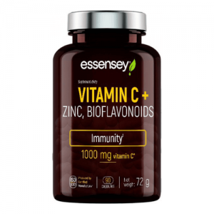 Essensey Vitamin C + Zinc, Bioflavonoids, 90caps