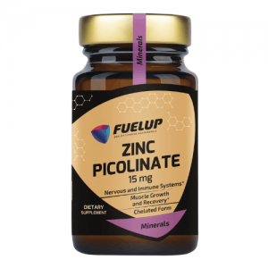 FuelUp Zinc Picolinate 15mg, 30vcaps