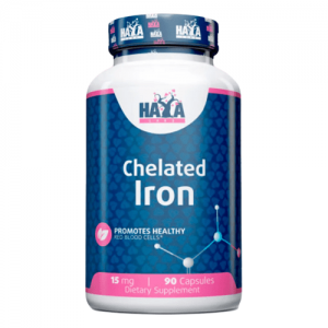 Haya Labs Chelated Iron 15mg, 90caps