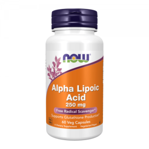 NOW ALA Alpha Lipoic Acid 250mg, 60vcaps