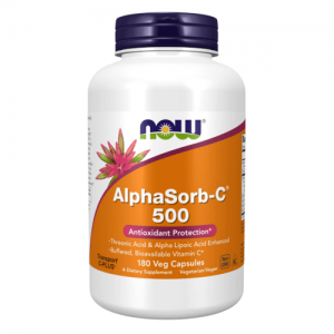 NOW Alphasorb-C(R) 500mg, 180vcaps