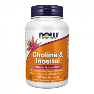 NOW Choline & Inositol 500mg, 100vcaps
