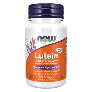 NOW Lutein 10mg (from esters), 120sgels