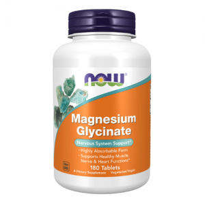 NOW Magnesium Glycinate, 180tabs