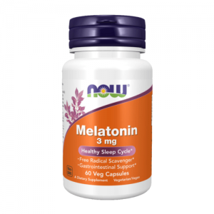 NOW Melatonin 3mg, 60vcaps
