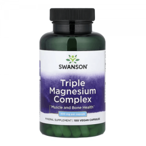 Swanson Triple Magnesium Complex 400mg, 100caps