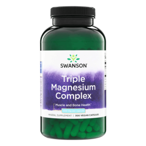 Swanson Triple Magnesium Complex 400mg, 300caps