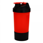 Шейкер SL с емкостью, черно-красный, 500ml