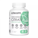 UltraSupps Magnesium Citrate, 90softgels